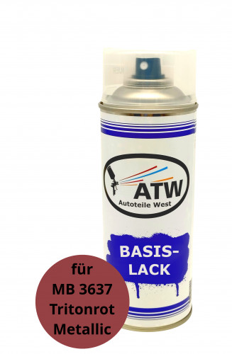 Autolack für MB 3637 Tritonrot Metallic